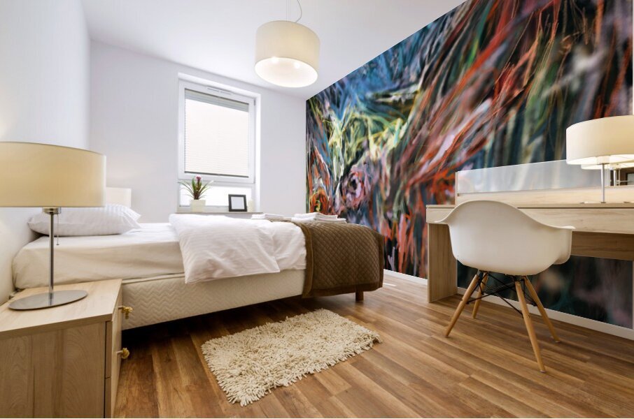 SCRAMBLED NATURE Mural print