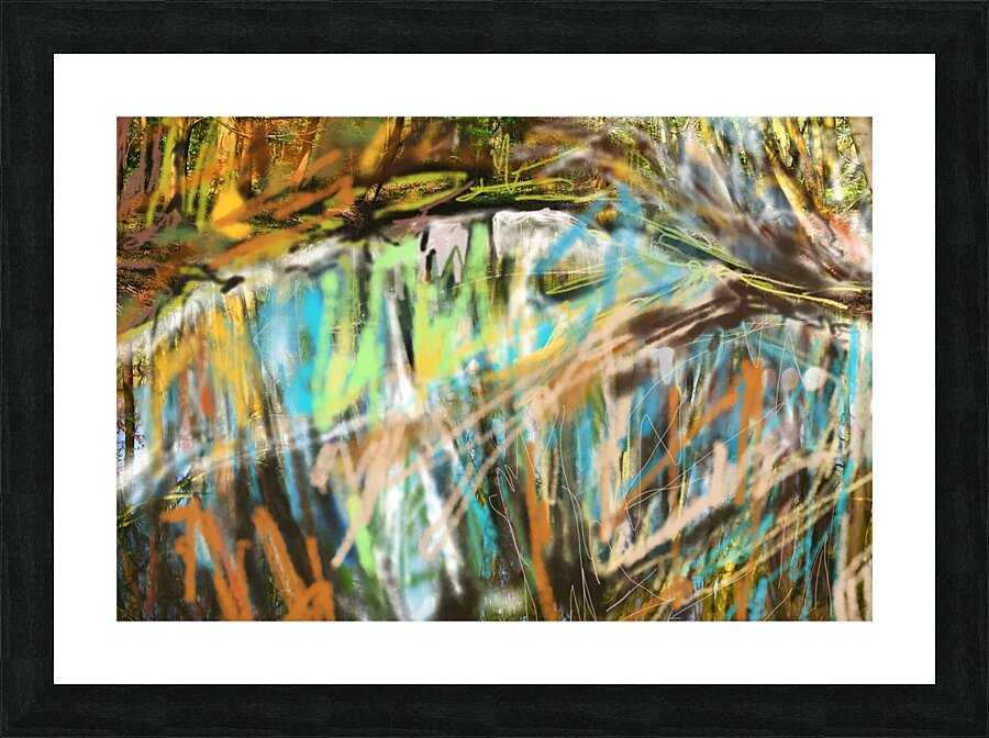 FISHIING CAMP Picture Frame print