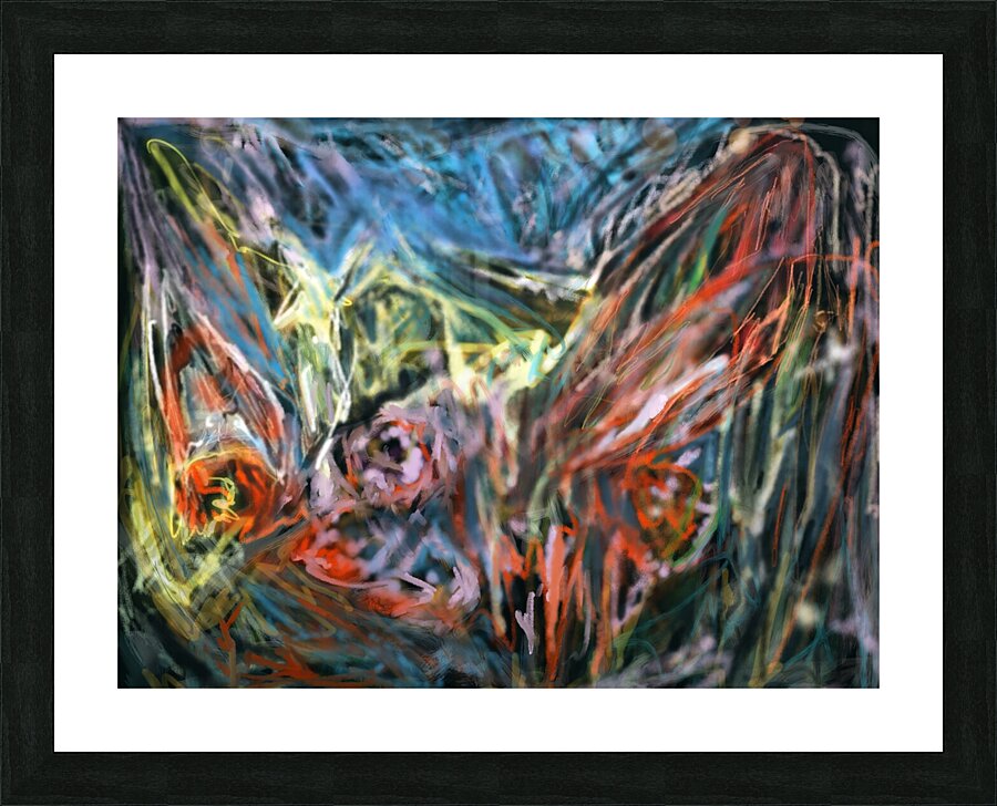 SCRAMBLED NATURE Picture Frame print
