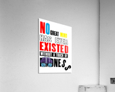life quotation poster   Acrylic Print