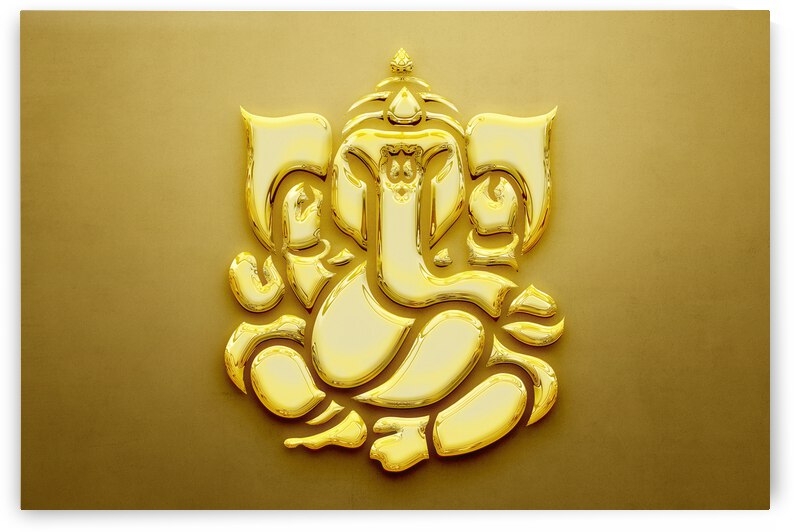 Hindu God Lord Ganesha 3d illustration  by kartick dutta 
