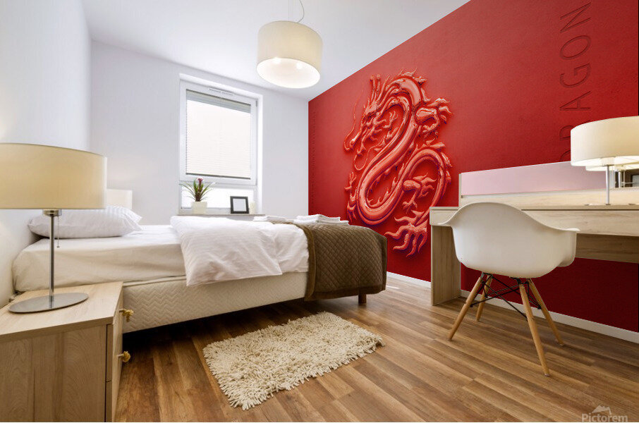 Chinese Dragon Mural print
