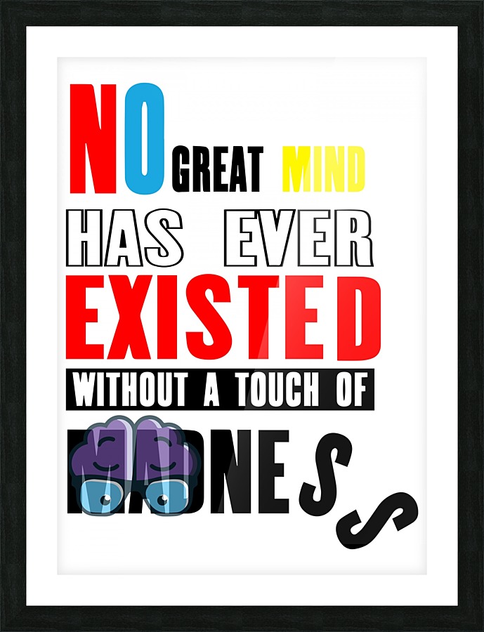 life quotation poster   Picture Frame print