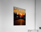 The Orange Road Acrylic Print