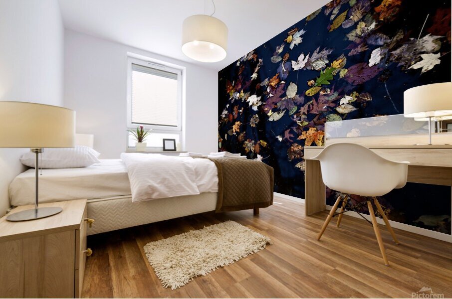Floating Fall Mural print