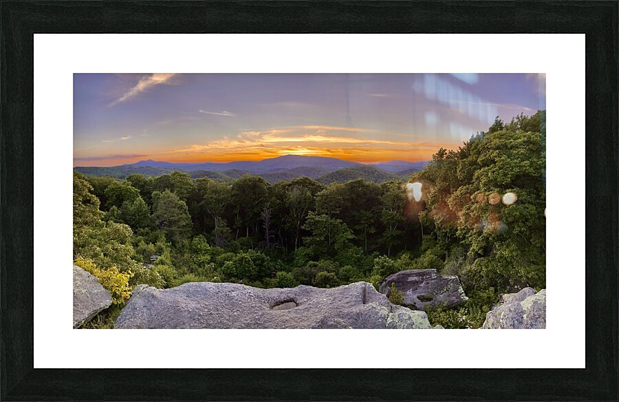 Her Sunset Picture Frame print
