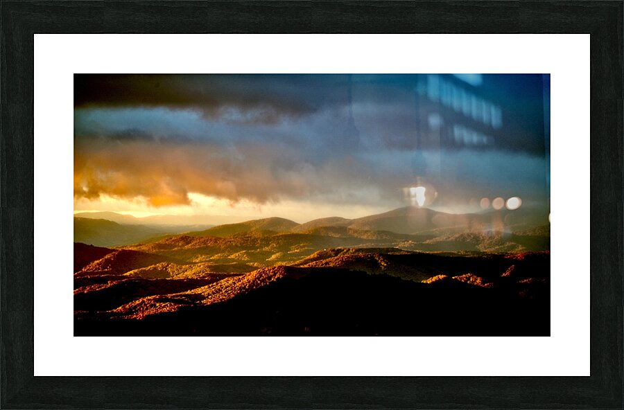 A Cold Sunrise Picture Frame print