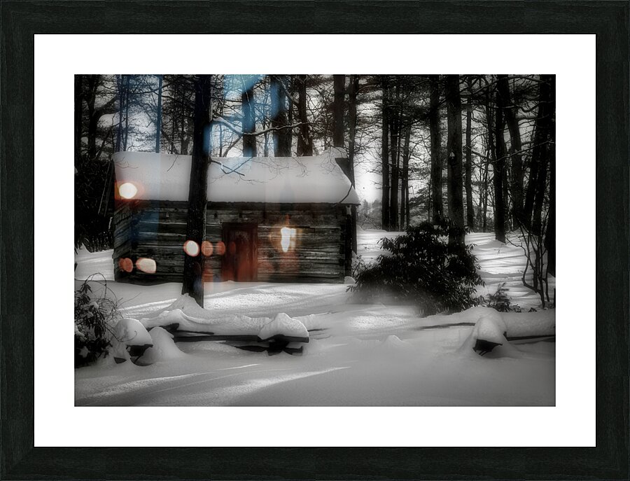 the tatum cabin Picture Frame print