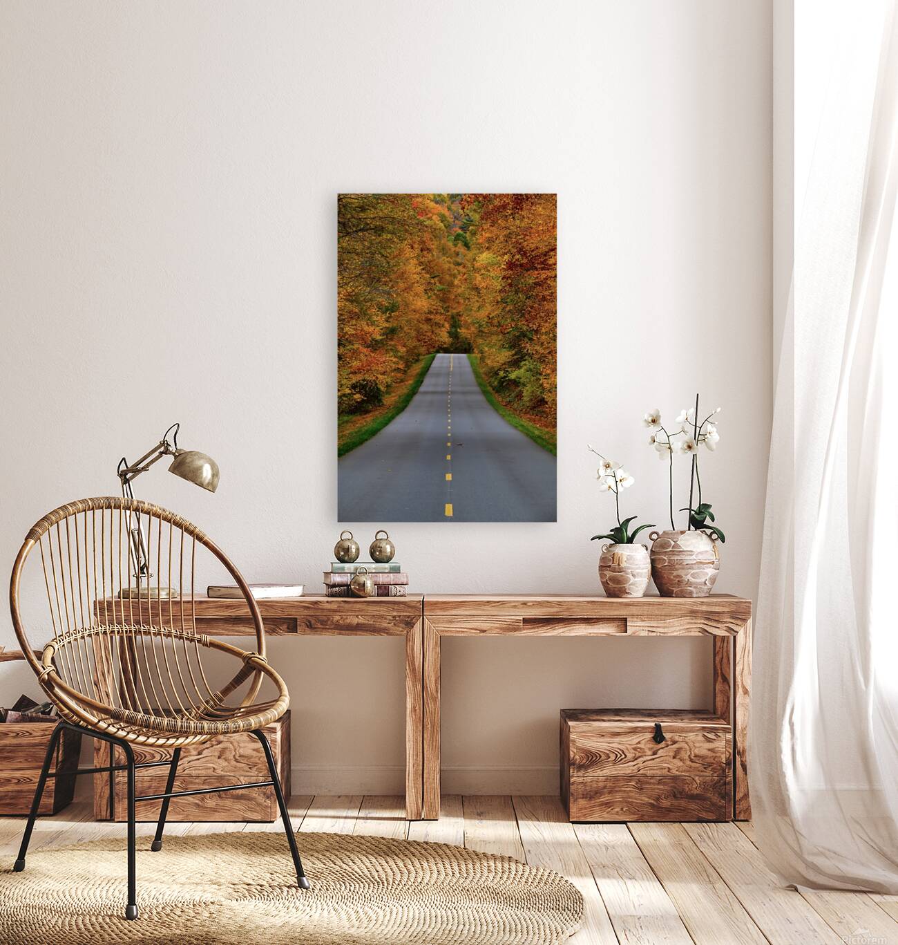A Look Down The Road Reproduction