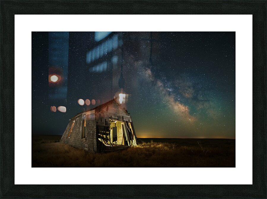 Collapsing Cottage I Picture Frame print