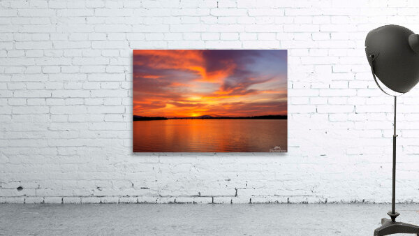 Blue Bridge Sunset Wall Preview