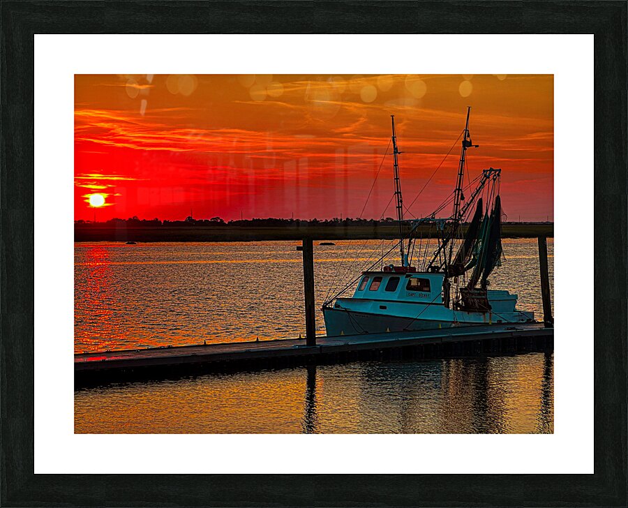 Jekyll Island Sunset Picture Frame print