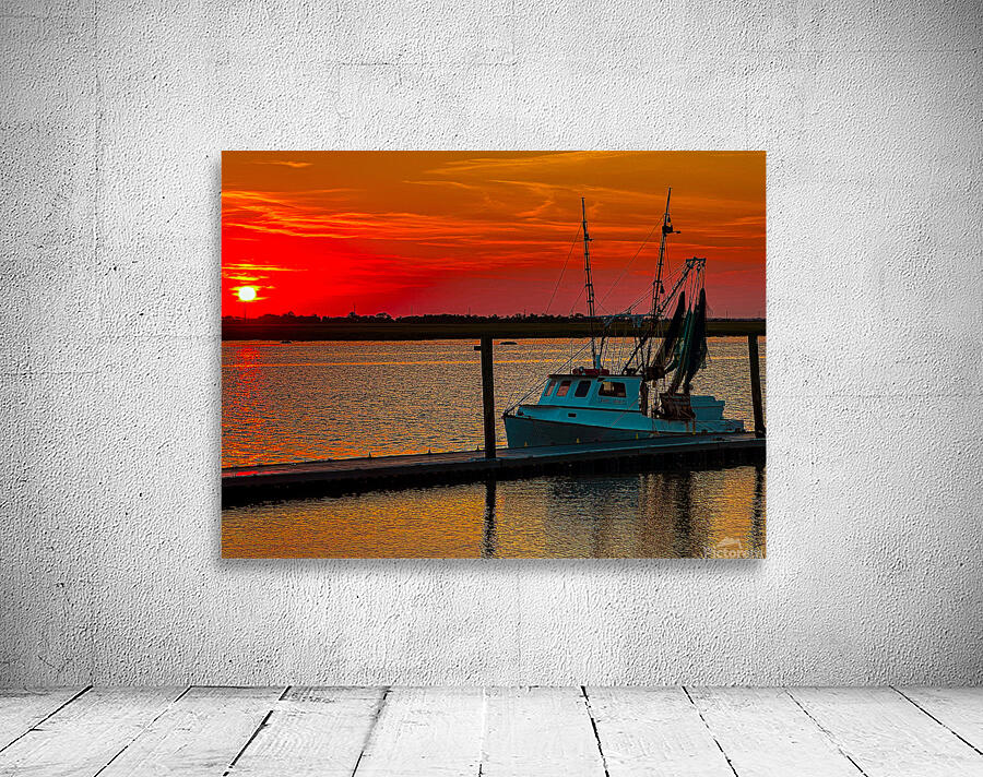Jekyll Island Sunset Wall Preview