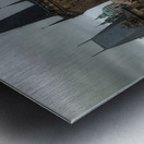 Dreamy Charles Bridge and Prague Castle Metal print