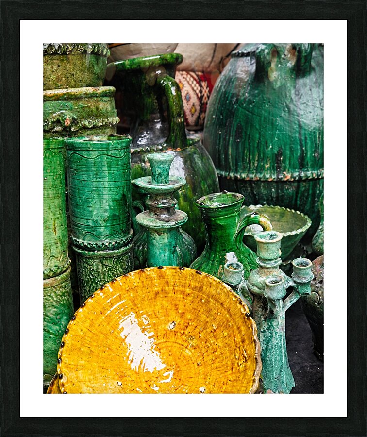 Handmade ceramics - Morocco Africa Picture Frame print