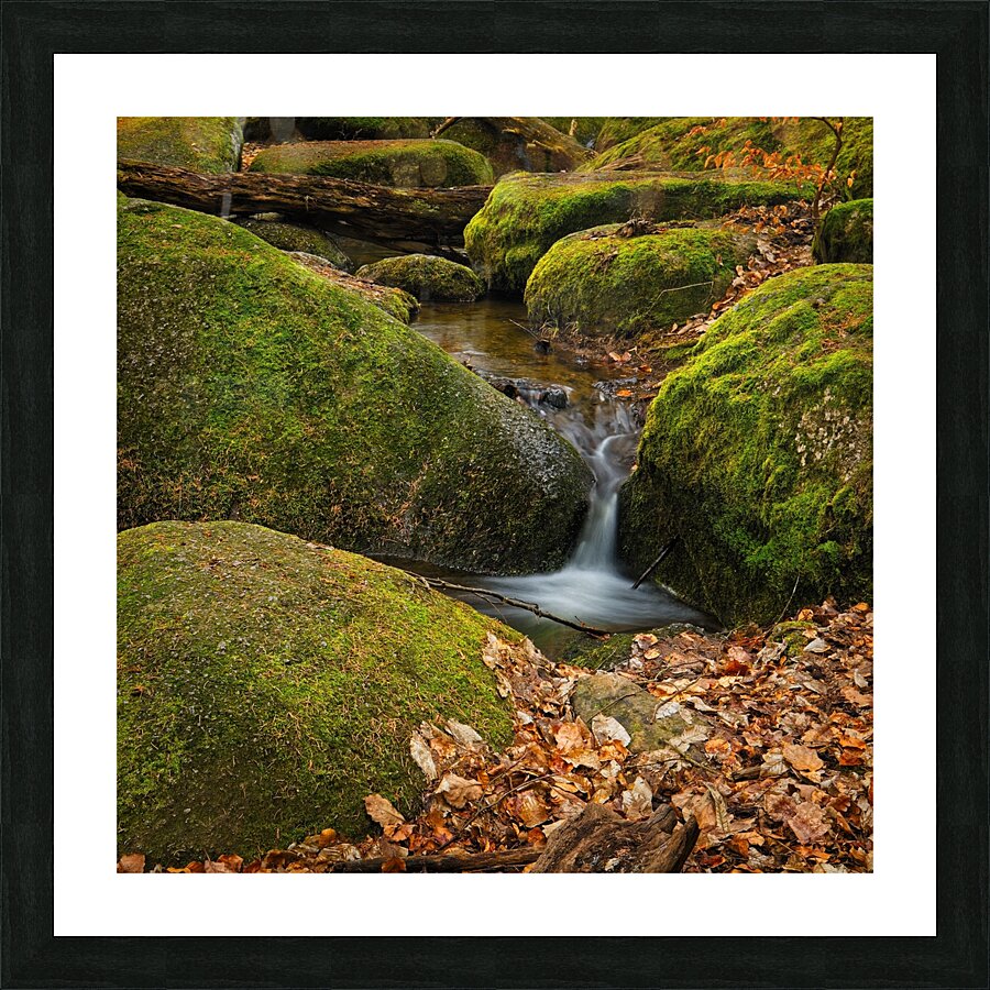 Stream between stones III Picture Frame print