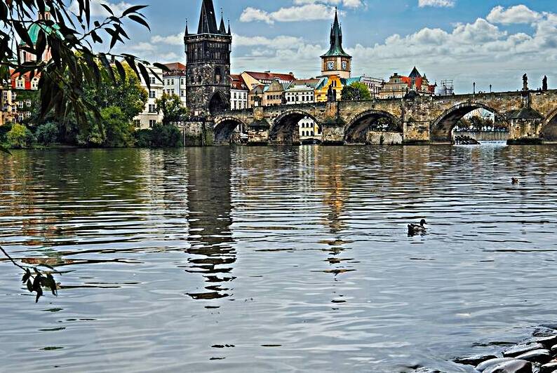 Charles Bridge - bridges on the Vltava River Prague Czechia by KarelStellnerPhoto