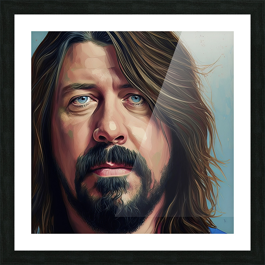 dave grohl Picture Frame print