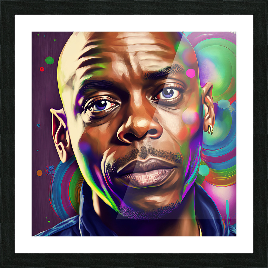 dave chappelle Picture Frame print