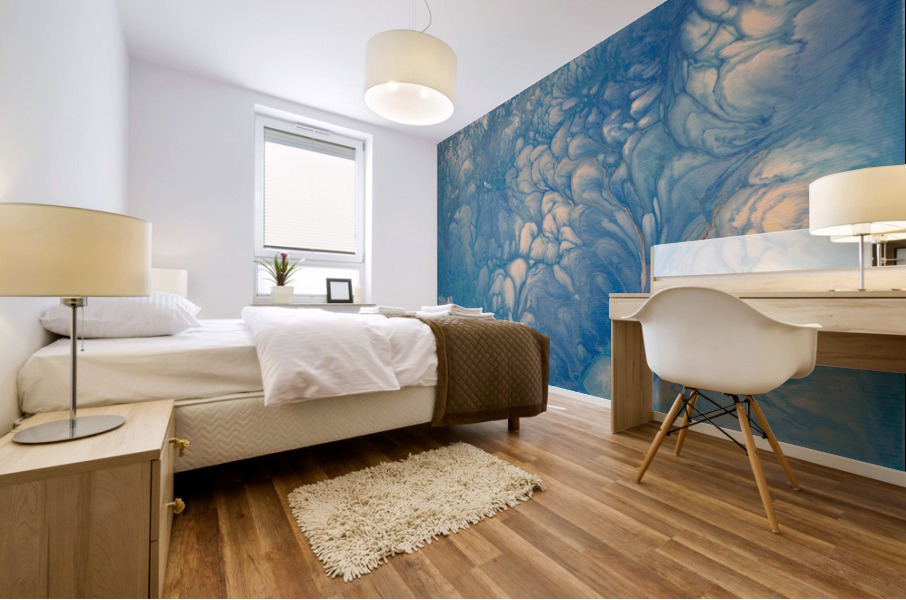 Cotton Clouds Mural print