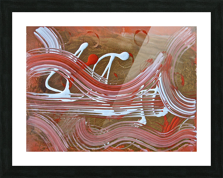 Departures Picture Frame print