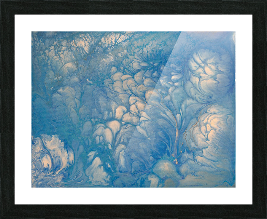 Cotton Clouds Picture Frame print