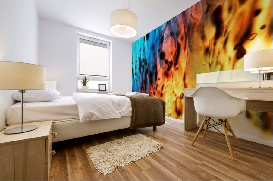 Fire Woman Mural print