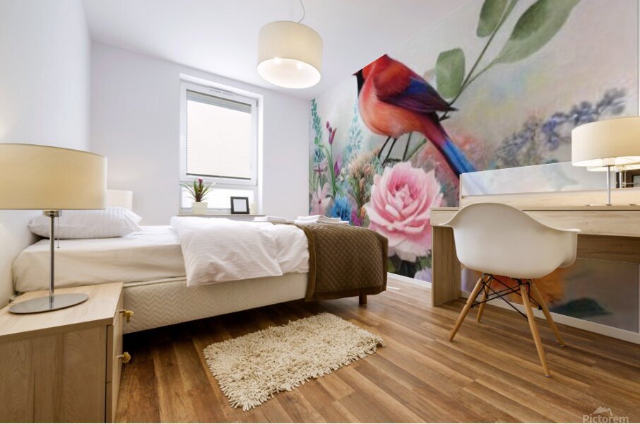Joyful Garden” Mural print