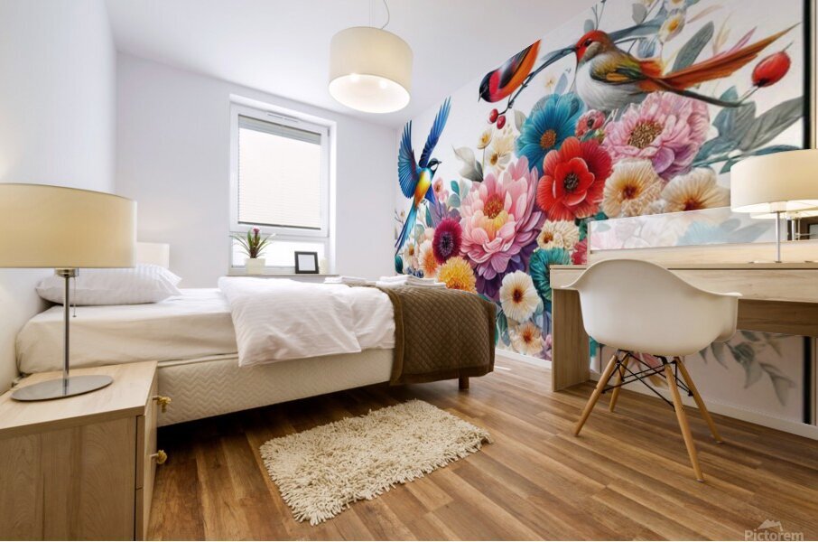 Springtime Harmony” Mural print
