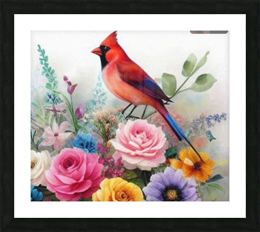 Joyful Garden” Picture Frame print