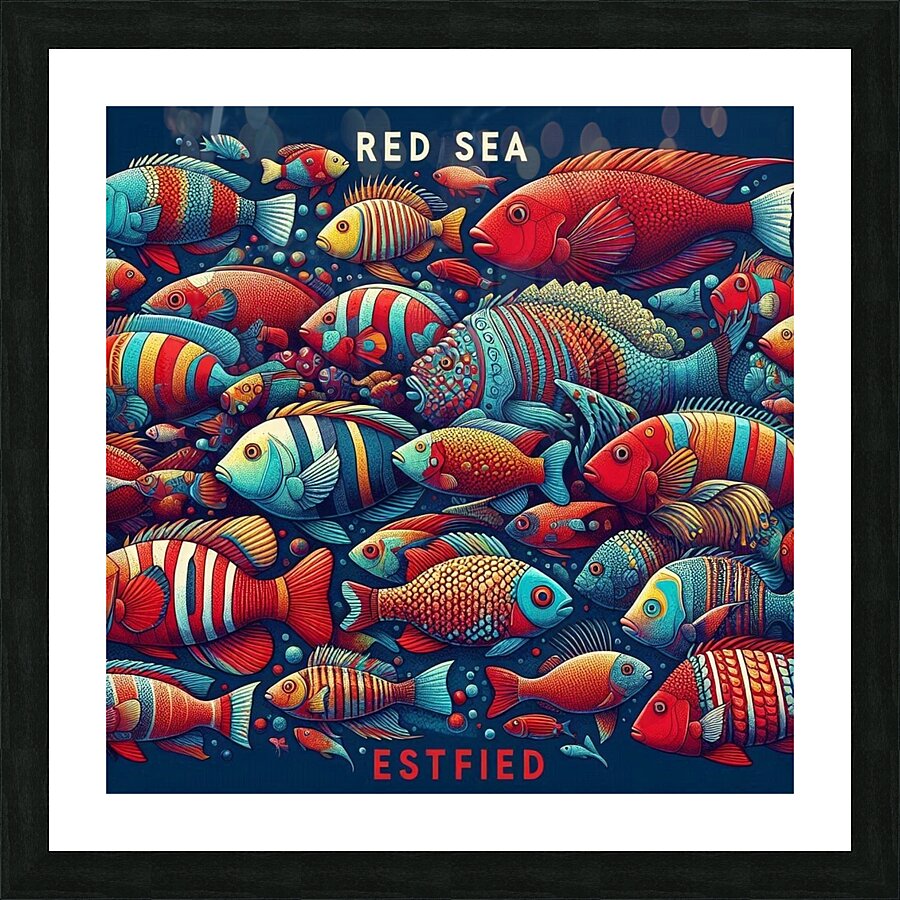 Clownfish Picture Frame print