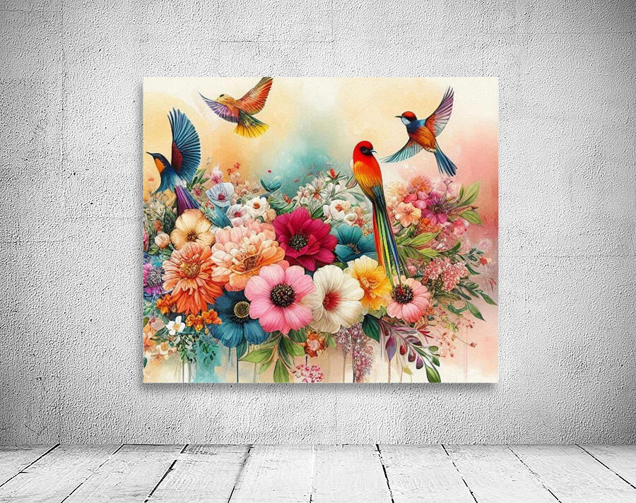 Floral Symphony” Wall Preview