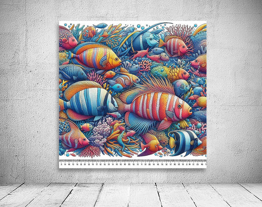 Butterflyfish Wall Preview