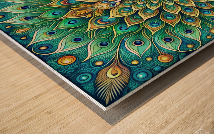 Celestial Beauty” Wood print