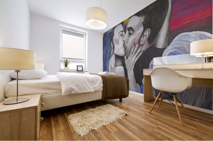 80s Love Mural print