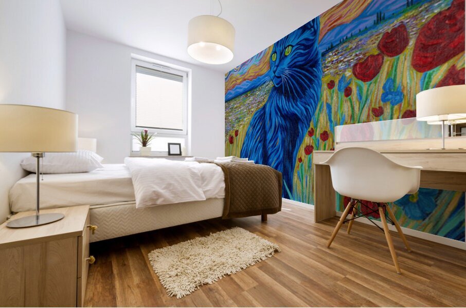 Van Gato Mural print