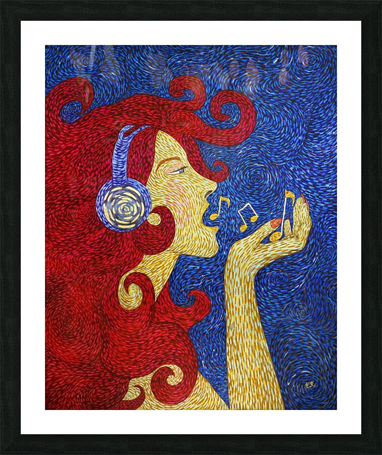 Eat The Beat  Picture Frame print