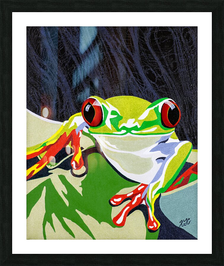 Green Envy  Picture Frame print