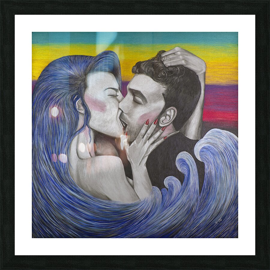80s Love Picture Frame print