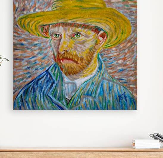 The Dreamer Behind The Straw Hat  by Karen Idannia Coates