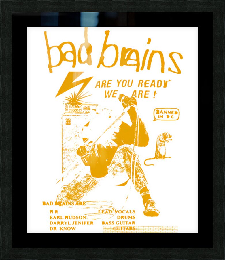 Bad Brains 6 Picture Frame print