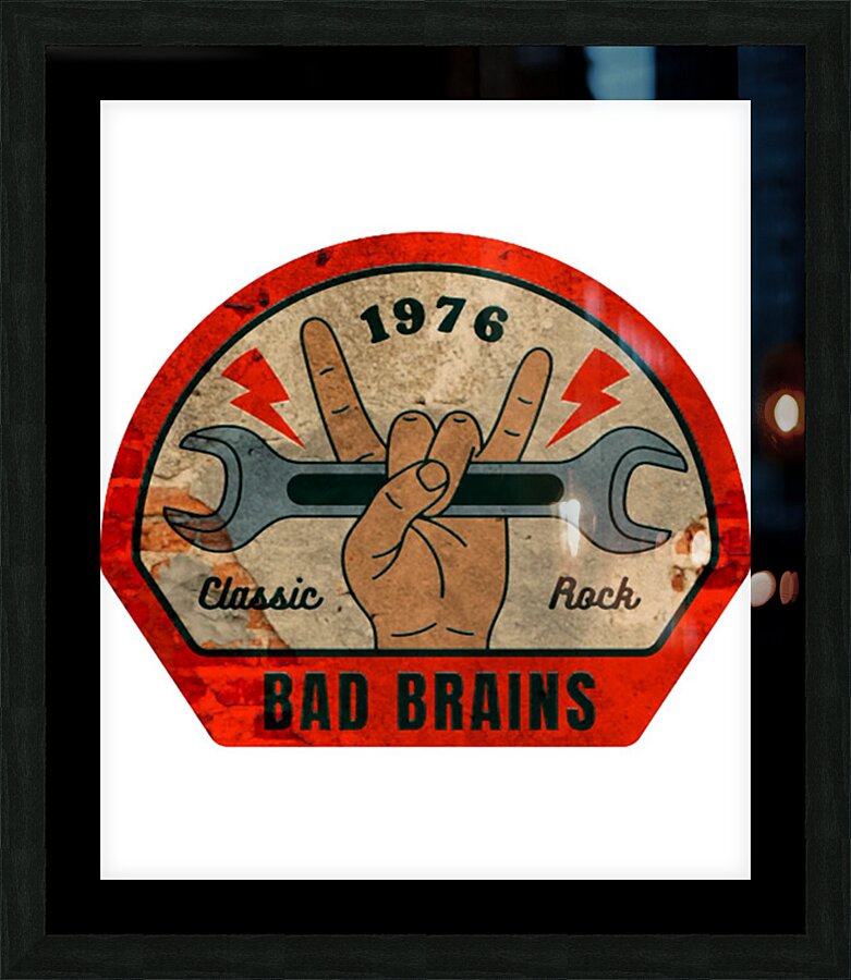 Bad Brains 16 Picture Frame print