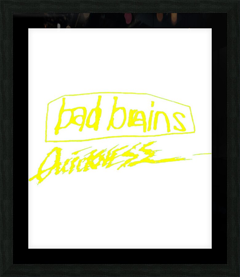 Bad Brains 37 Picture Frame print