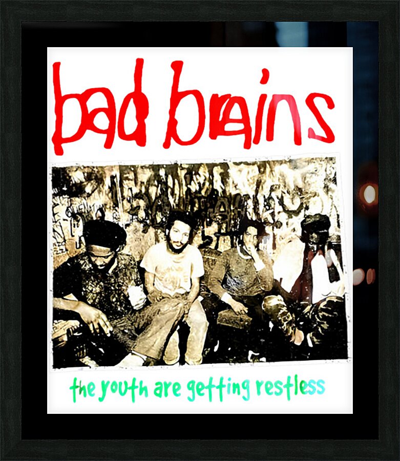 Bad Brains 45 Picture Frame print