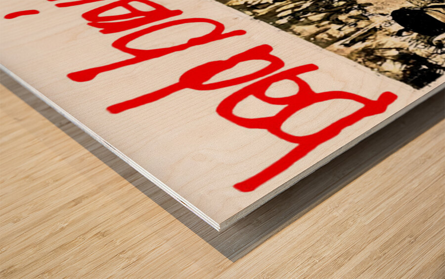 Bad Brains 45 Wood print