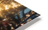 Sunsets Embrace Raindrop Elegance HD Metal print