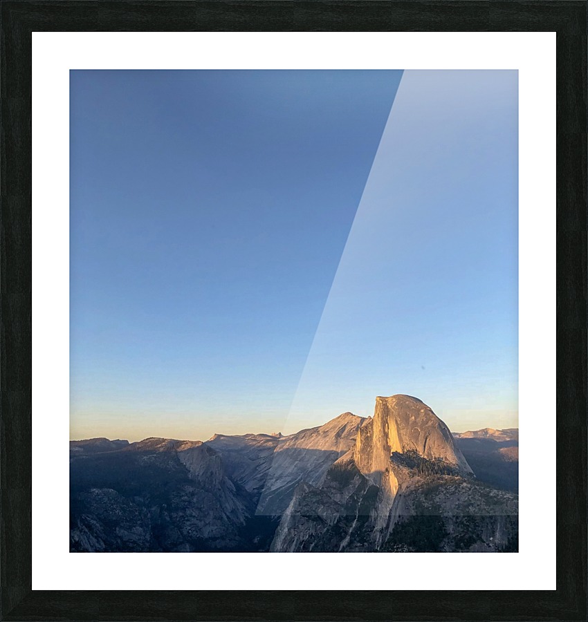 Half Dome at Half Light Picture Frame Printing