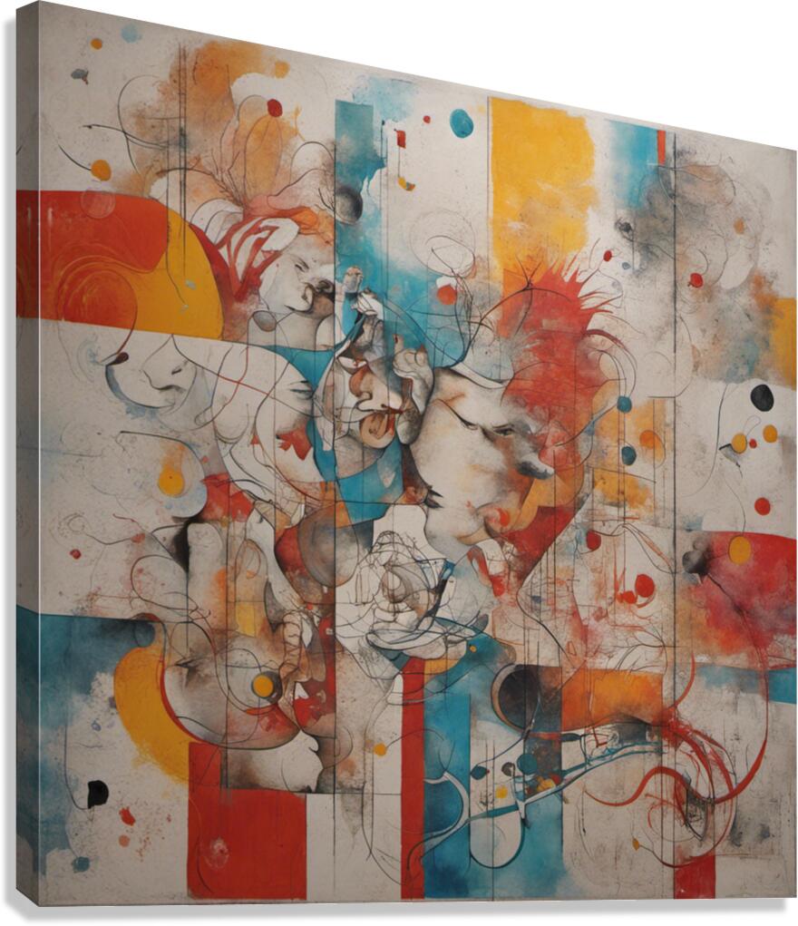 Modern wall art Canvas Print