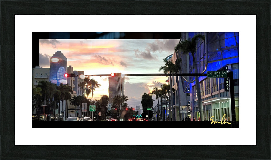 5th and Collins Picture Frame print