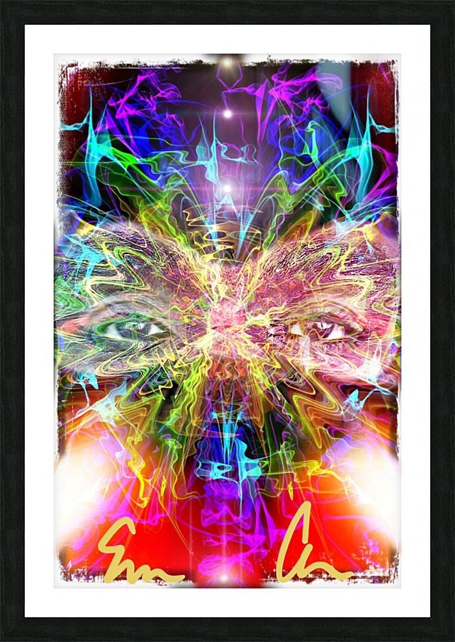 LIGHTBODY  *EYE.C.ALL* Picture Frame print